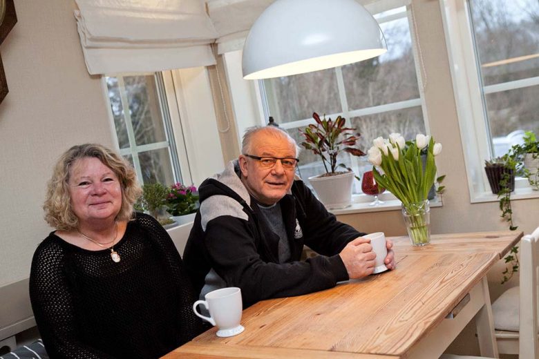 Hemma hos familjen Davidsson - Bild från husleverantören Alingsås Huspaket.