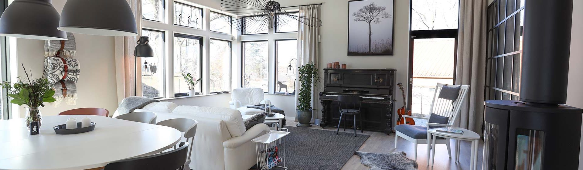 Modernt hus på 113 kvm med stor rymd