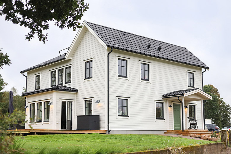New-englandhus hus från Alingsås huspaket - Husleverantör.