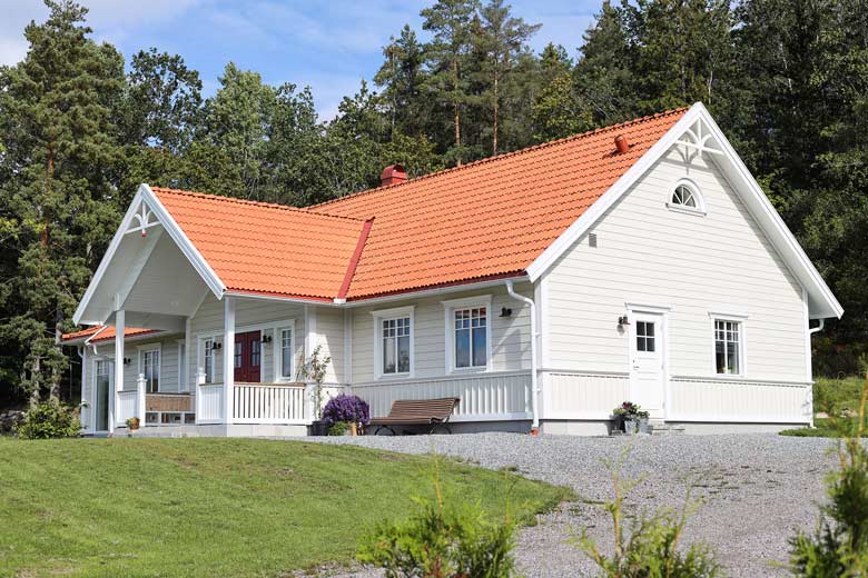 Lantligt hus från husleverantören Alingsås Huspaket