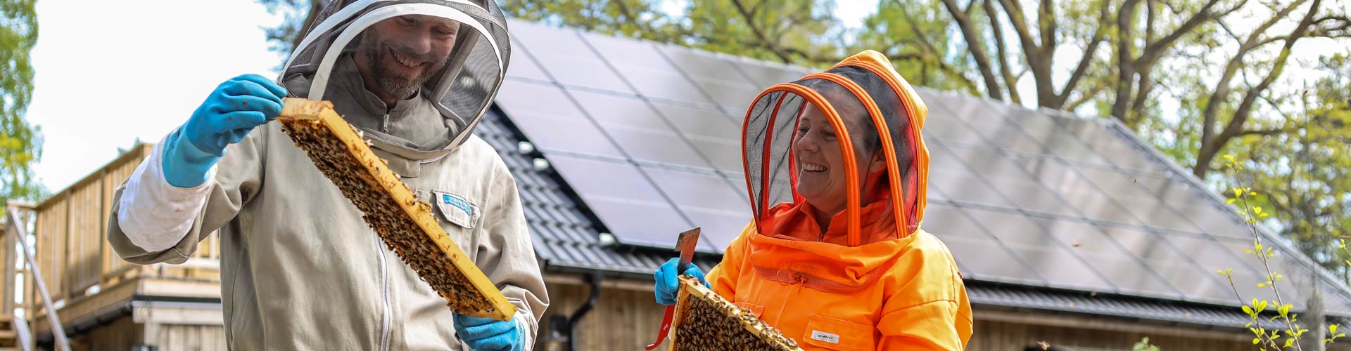 Ingrids verksamhet har flyttat in i nya honungshuset