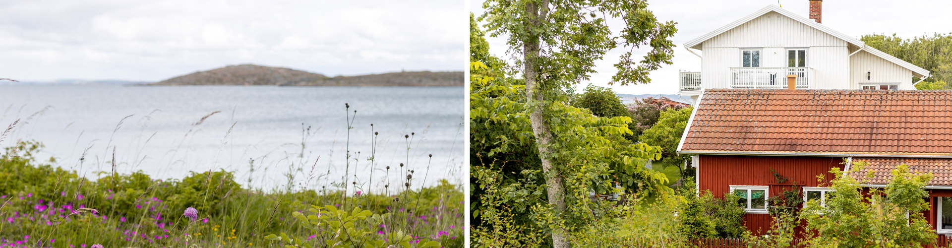 Sommarhuset står dit segelbåten förde dem