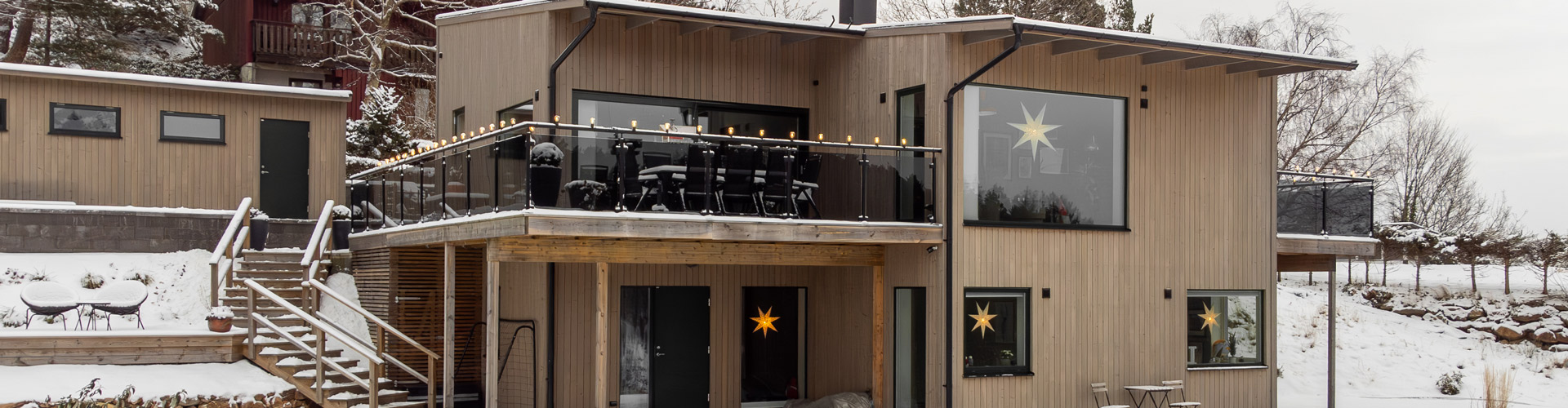 Suterränghus med inspiration från naturen