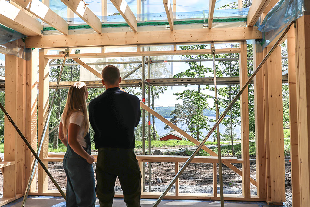 Utsikten från huset