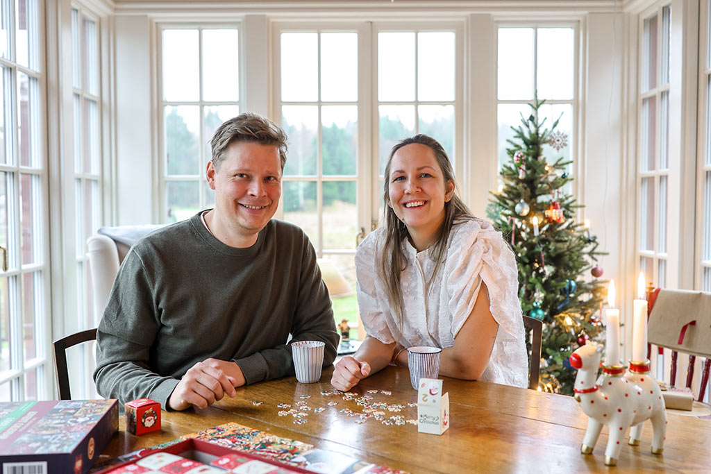 Paret som bor i huset