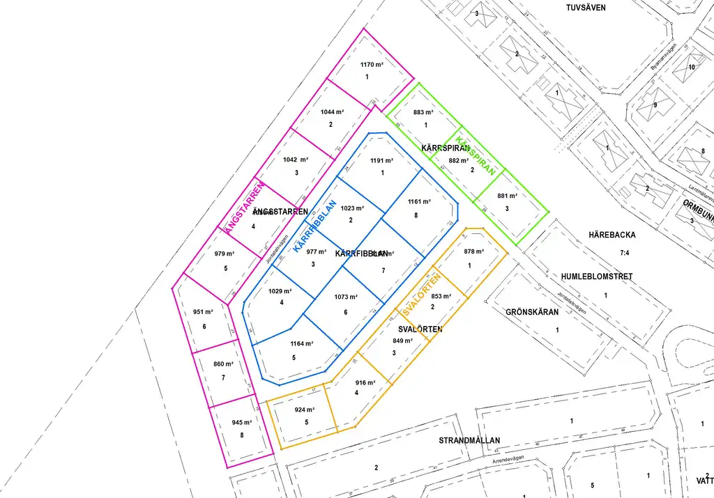 Tomtkarta Askeslätt